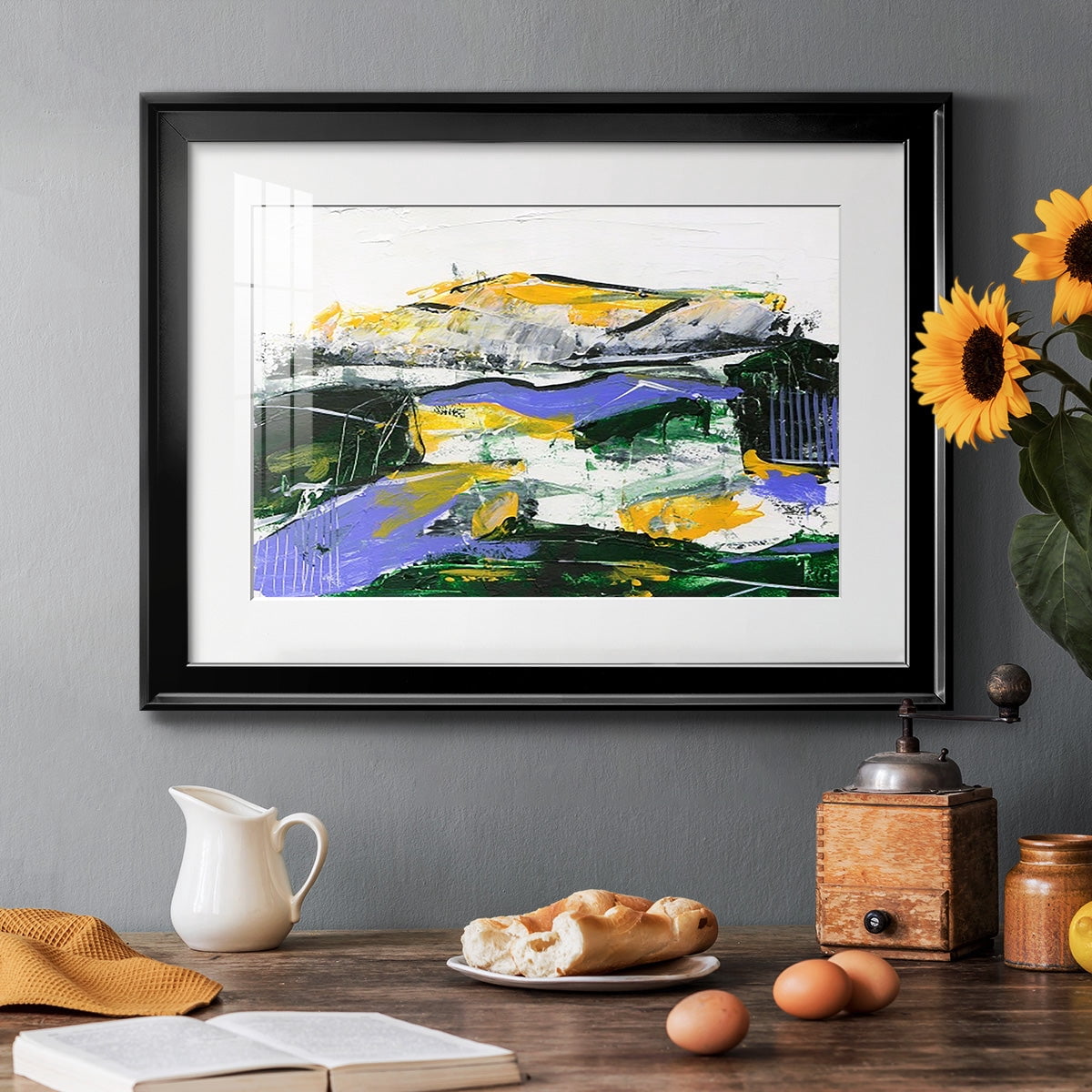 Silent Mountain I Premium Framed Print - Ready to Hang
