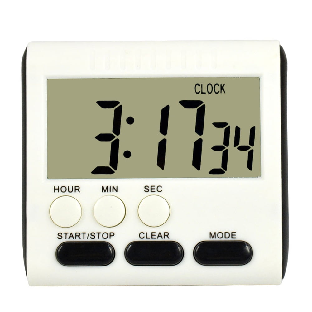 Large LCD Digital Kitchen Cooking Timer Count-Down Up Clock Alarm Magnetic Tools 