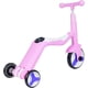 thumbnail image 5 of Scooter Infantil Multifuncional 3 en 1 para Niños Color Rosa | Montable Convertible en Patín, Triciclo y Bicicleta de Equilibrio para Niños y Bebés de 2 Años en Adelante| Incluye Luces y Sonido, 5 of 7
