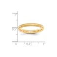 thumbnail image 2 of Solid 14k Yellow Gold 3mm Milgrain Comfort Fit Wedding Band Size 6, 2 of 2