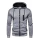 thumbnail image 3 of Sudadera Chamarra Con Capucha Moda Casual Afelpada Mjack M, 3 of 7