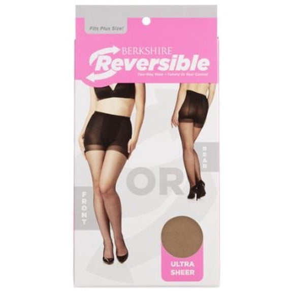 Reversible Two-Way Control Top Sheer Pantyhose