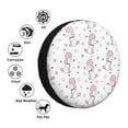thumbnail image 4 of Rateoe Cute Poodle Dog Pattern Tire Cover Wheel Protectors Weatherproof Wheel Covers Universal Fit for Trailer Rv SUV Truck Camper Travel Trailers Accessories-16 inch, 4 of 6