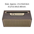 thumbnail image 4 of Seitruly Altavoces de grano de Subwoofer inalámbrico de oficina compatible con Bluetooth USB FM Altavoz de computadora de escritorio Cables de audio/vídeo Negro, 4 of 6