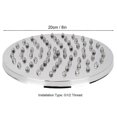 thumbnail image 3 of 8 Inch Round Showerhead Stainless Steel Detachable Bathroom Top Spray Rain Head High Pressure G1/2 Thread for Wall Ceiling Mount, 3 of 4