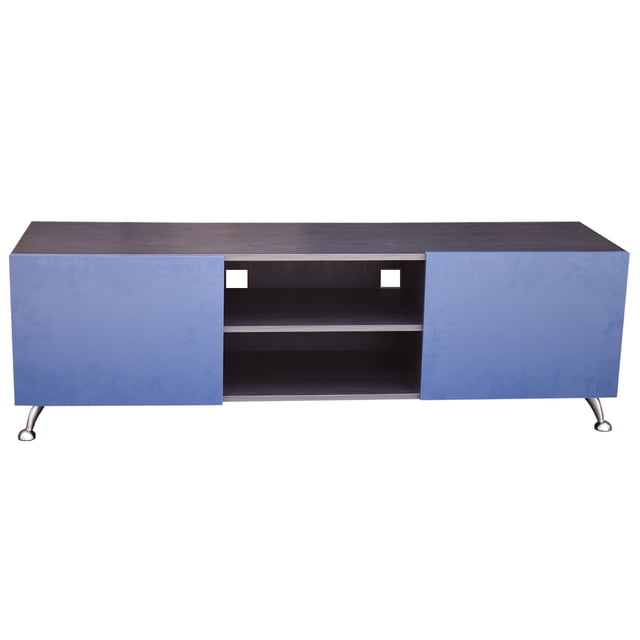 Mueble para TV Chocolate Azul Centro de entretenimiento Hogare Italy