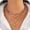 Gold+Silver, variant on Gold Layered Necklaces for Women Chunky Silver Necklace Coin Paperclip Stacked Necklace Trendy Statement Jewelry