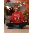 thumbnail image 2 of Believe In Unicorns - Magical Ugly Christmas Sweater Women's Sweatshirt XX-Large Red, 2 of 5