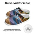 thumbnail image 6 of Fotbe Colorful Tire Tunnel Park Pattern Women's Fuzzy Curly Fur Memory Foam Loafer Slippers Indoor Outdoor Slippers Winter Home Shoes-39/40, 6 of 7