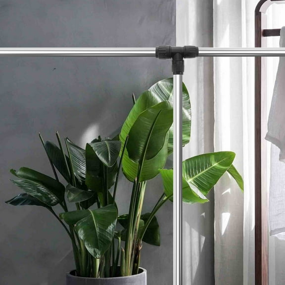 LABELEPH 1Pack Clothes Drying Rack Connector Tool-Free Installation for Laundry Room Space-Saving