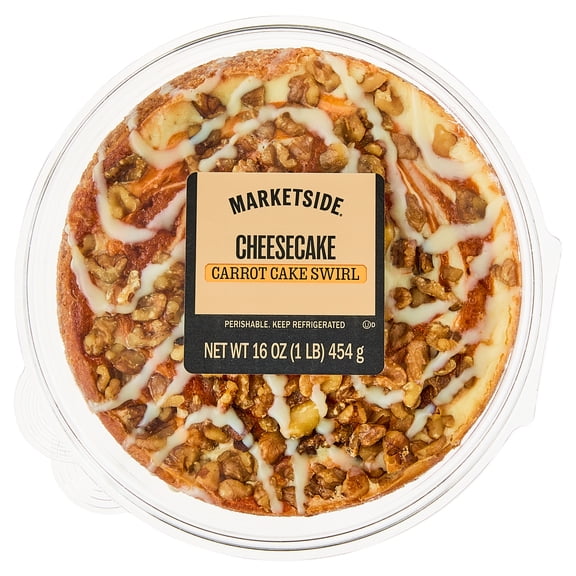 Marketside Carrot Cake Swirl Cheesecake, 16 oz