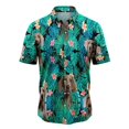 thumbnail image 2 of Camisa social para uso diario, camisas para hombre, blusa Weimaraner de manga corta con estampado de animales en 3D, camisetas casuales, ropa masculina de gran tamaño, 2 of 5