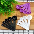 5Pcs/set Measuring Spoon White Plastic Teaspoon Tablespoon Utensil 2024