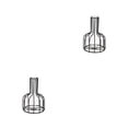 thumbnail image 3 of Florero de estilo Simple Bewildely Negro 2piezas, 3 of 6