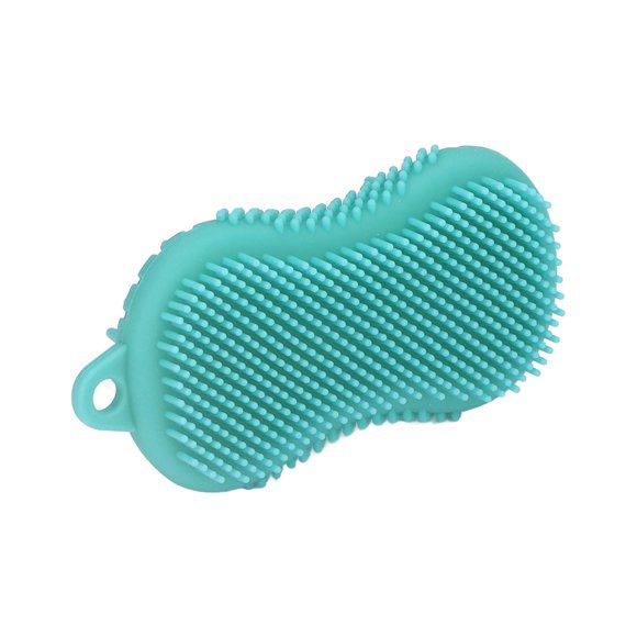Cepillo exfoliante corporal, cepillo corporal de silicona, cepillo corporal de silicona doble, cepillo exfoliante de baño de silicona, confiabilidad excepcional