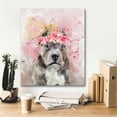 thumbnail image 5 of Epic Graffiti 'Flower Crown Pit Bull' by Furbaby Affiliates, Canvas Wall Art, 20"x24", 5 of 8