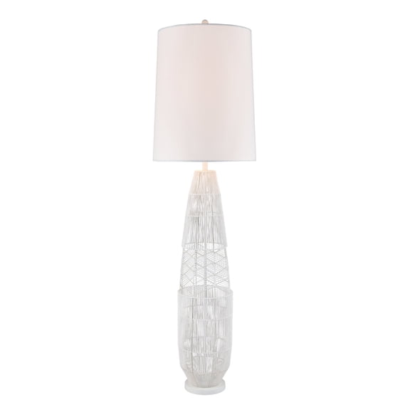 Elk Home Husk 63-Inch Tall 1-Light Floor Lamp in White - Set of 1