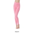 thumbnail image 2 of Sonducket Ropa interior de mujer Leggings Color sólido elástico cintura alta pantalones térmicos transpirable invierno capa base ropa de clima frío Ropa interior Melon rojo Sonducket AP013793-04, 2 of 6