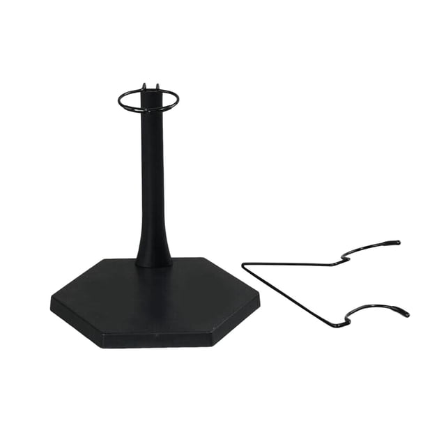 Base de acción para exhibición de figuras a escala 1:6, soporte portátil para figuras, soporte de base redonda para figuras de colección, figuras de Negro y hexágono