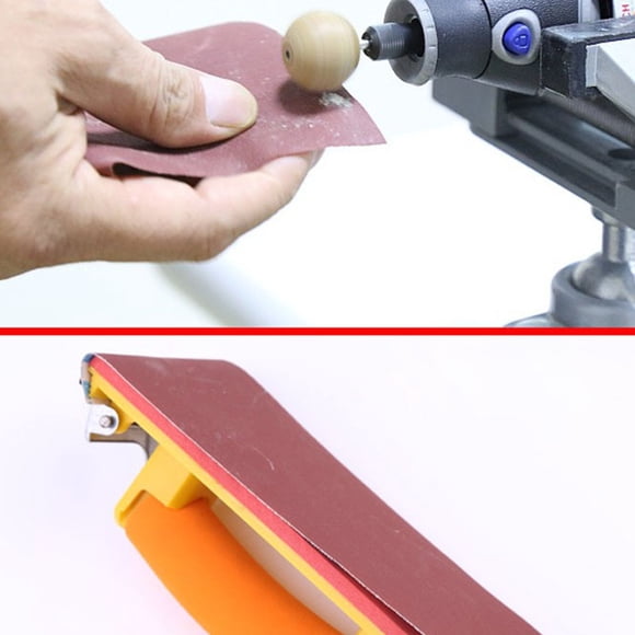 1 rollo de papel de lija de grano 60 de 100 mm x 1000 mm para pulir herramientas de esmerilado, herramientas abrasivas para trabajar el metal, Dremel y madera