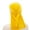 Yellow, variant on Headscarf Cap Hip Hop Solid Color Elastic Oversized Headwear Clothes Accessory Velvet Women Men Long Tail Headw