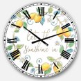 thumbnail image 1 of DesignArt Mediterranean Breeze XII Large Wall Clock, 1 of 2