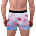thumbnail image 5 of Ousvtion Clearance Deals Valentine's Day Mens Trunks Love Heart Print Boxer Briefs Valentines Rose Boxers Underwear Comfort Soft Brief Gift for Men,A05-Pink,Medium, 5 of 5