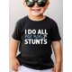 thumbnail image 1 of I DO ALL MY OWN STUNTS" Boys' Cotton T-Shirt - Casual, Breathable & Machine Washable with Crew Neck and Short Sleeves for Summer, 1 of 6