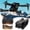 Black, variant on SPOORYYO 1080P HD FPV Drone with Altitude Hold, Headless Mode, Trajectory Flight, and Wifi APP Control for Boys and Girls