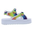 thumbnail image 2 of Fila Spot Eva Sandal PS Girls Shoes Size 1, Color: White/Shocking Orange/Electric Purple, 2 of 5