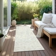 thumbnail image 6 of Addison Rugs Chantille Indoor/Outdoor Transitional Floral Ivory Washable Runner Rug, 2'3" x 7'6", 6 of 6