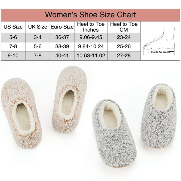 Womens slippers size 9 discount
