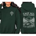 thumbnail image 2 of Christian Mountain Landscape Hoodie for Men and Women, 1 Peter Scripture Graphic Pullover, Sizes S-5XL, 2 of 6