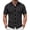 Black, variant on Mens Knit Polo Shirts Jersey Cotton Vintage Casual Short Sleeve Shirt Golf Button Down Pinstripe Old Money Top Big and Tall Size M-3XL Green