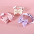 thumbnail image 4 of Adjustable Dog Bow Collar - Stylish Exquisite Heart Pendant, Cat Neck Strap, Pet Accessory, 4 of 8