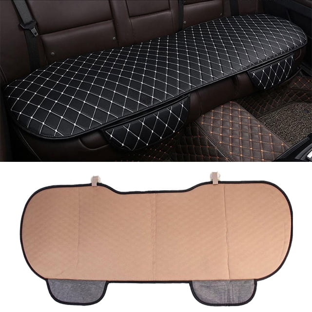 CAROOTU Car Universal Seat Protection Pad Square Pad PU Leather Artificial Leather Back Seat Pad Suitable
