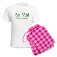 thumbnail image 5 of CafePress - County Meath (Gaelic) Women's Light Pajamas - Women's Short Sleeve Print T-Shirt and Pants Light Cotton Pajama Set, 5 of 7
