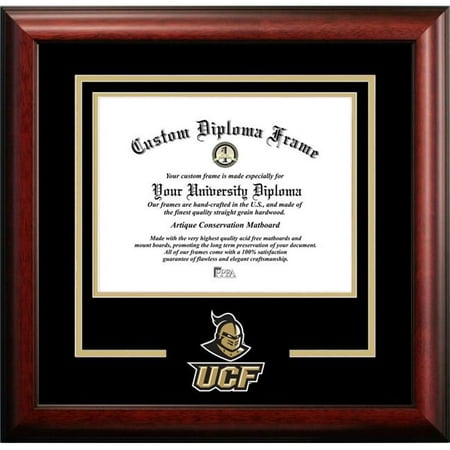 Campus Images FL998SD-1185 11 x 8.5 in. University of Central Florida Spirit Diploma Frame - Satin Mahogany
