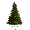 thumbnail image 3 of Nearly Natural Warm White Prelit LED Decorated Spruce Artificial Christmas Tree, 8', 3 of 11