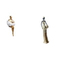 thumbnail image 1 of Estatua artística decorativa, figura de niña, estética, creativa, recuerdos, resina, escultura abstracta, personaje, adorno de mesa, vintage, tribal,, 1 of 8