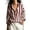 #164-Wine, variant on Craaazy Womens Long Sleeve Button Down Shirts Loose Fit Striped Lapel Collared Casual Blouses for Everyday Wear, Office