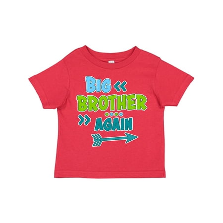 

Inktastic Big Brother Again with Arrow Gift Toddler Boy or Toddler Girl T-Shirt