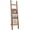 Dark Brown, variant on 57in Wood Blanket Ladder Living Room Decorative Wall Leaning Farmhouse Quilt Display Holder Rustic Wooden Towel Rack for Bathroom, Natural