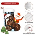 thumbnail image 7 of Cauagu Christmas Horse for Christmas Stockings,1-Pack Large Xmas Stocking Holiday and Farmhouse Stocking Fit for Christmas Holiday Party Decoration(17.7*11 Inch), 7 of 7