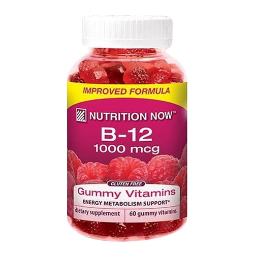 Nutrition Now Vitamin B 12 Adult Gummy Vitamins 1000mcg, 60 Ea, 6 Pack