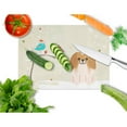 thumbnail image 2 of Caroline's Treasures Christmas Presents between Friends Pekingnese Red White Glass Cutting Board Large, 2 of 2