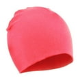 thumbnail image 4 of ZACPNCV Kids Fashion Hip Hop Winter Hat Warm Comfortable Solid Color Head Cap Scarf Set For Girls Boys Watermelon Red, 4 of 4