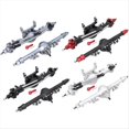 thumbnail image 4 of Ejes Delanteros Traseros Rectos Completos para 1/10 Axial SCX10 II 90046 90047 RC Crawler Car Upgrade Parts Plata, 4 of 5