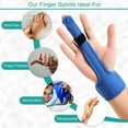 thumbnail image 3 of Attelle de Doigt Ajustable Immobilisation Gâchette Extension de Doigt Attelle de Main Support de Doigt pour Tous Soutien de Main Récupération Attelle pour Soulagement de la Douleur Arthritique, 3 of 8