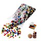 thumbnail image 1 of 200 piezas de mosaicos cuadrados de plástico coloridos para manualidades, bisutería y manualidades., 1 of 7